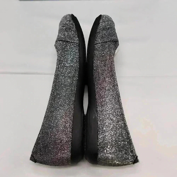NWT Cliffs by White Mountain Women's Clara Glitter Ballet Flats Pewter Size 7 - Picture 8 of 11